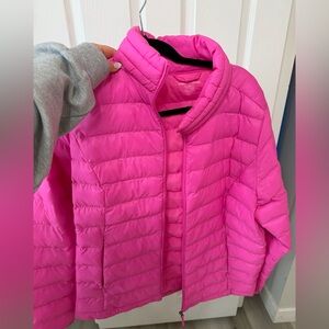 Vibrant Pink Puffer Jacket